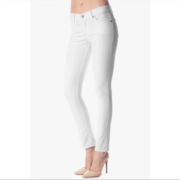 7 For All Mankind The Skinny Ankle Jeans, White